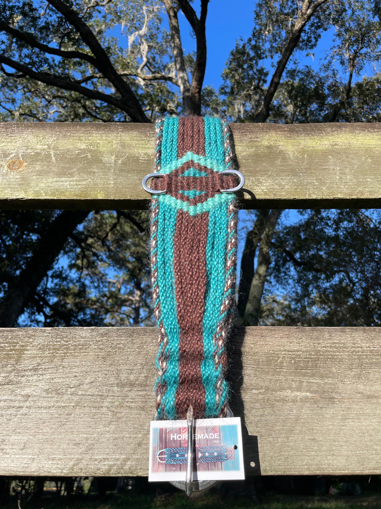 Brown & Teal Cutter Cinch