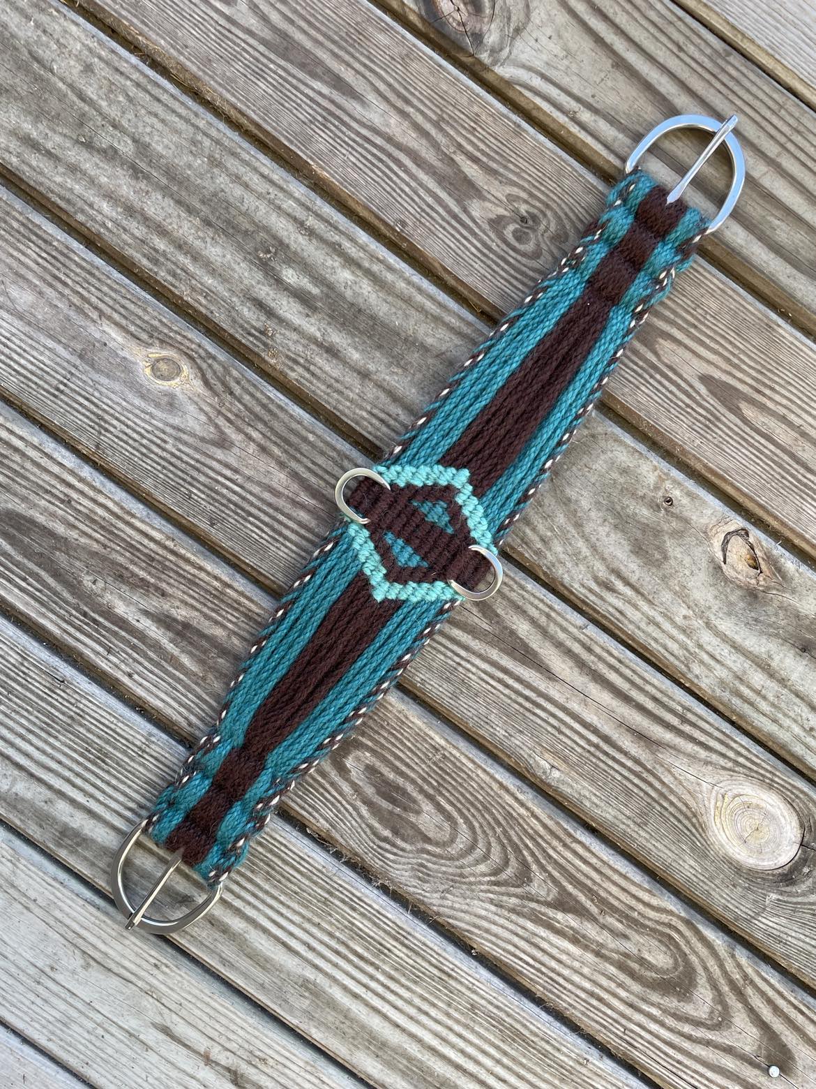 Brown & Teal Cutter Cinch