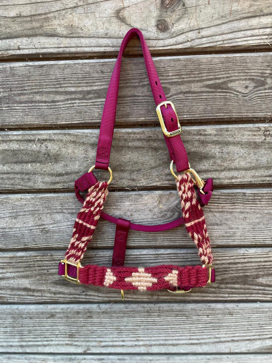 Burgundy Wheat Halter