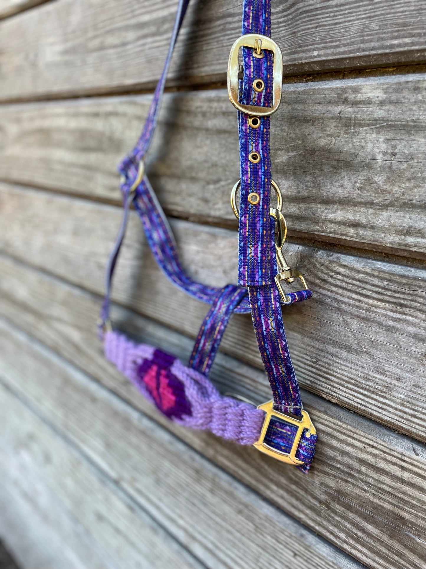 Rugged Purple Aztec Halter