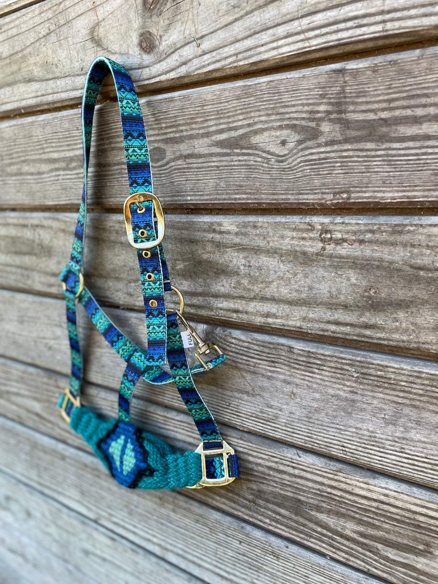 Rugged Halter Teal/Blue/Black