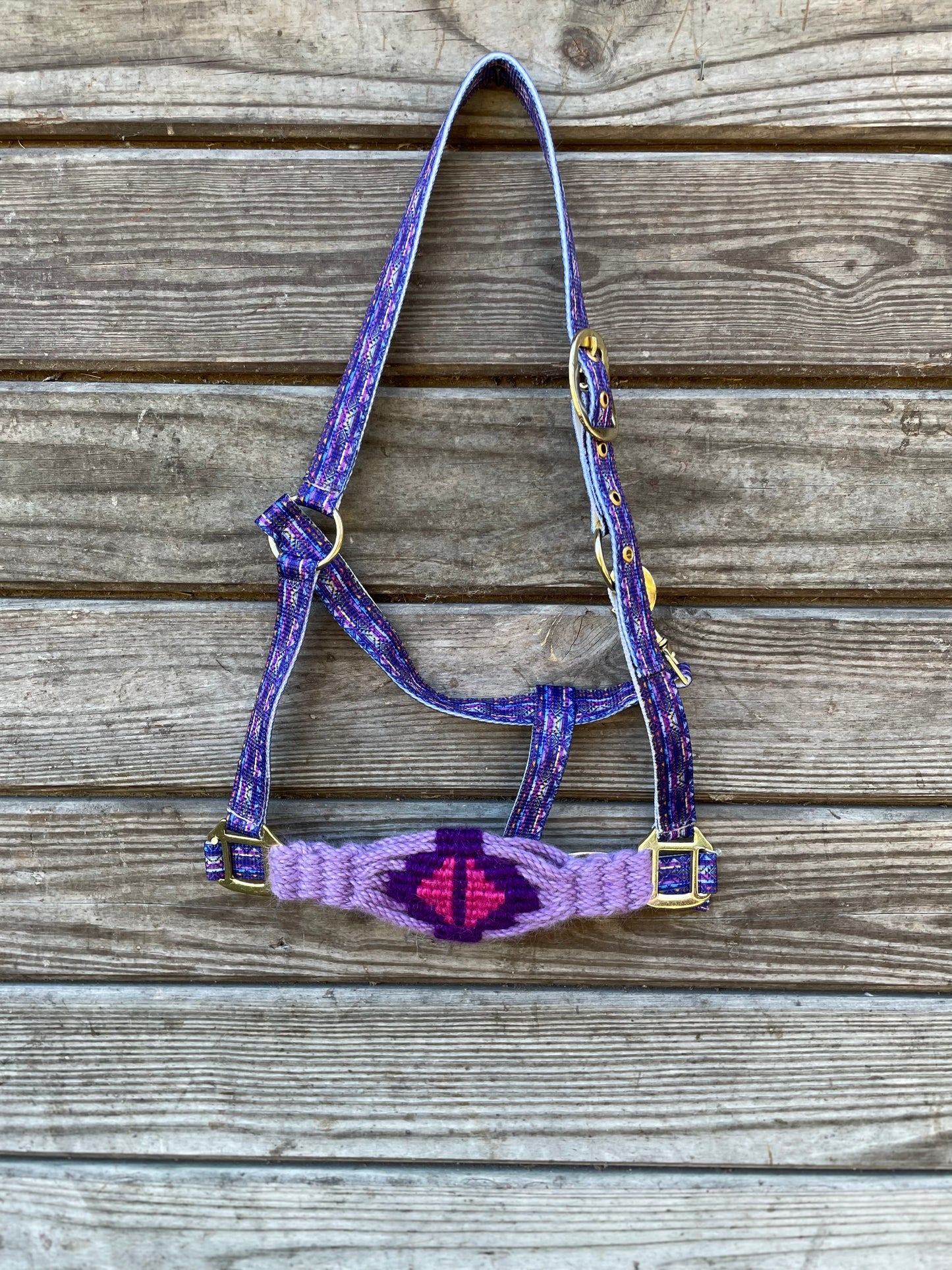 Rugged Purple Aztec Halter